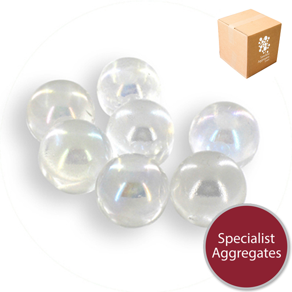 Buy Glass Marbles Lustered Crystal Medium Specialist Aggregates Ltd 2877